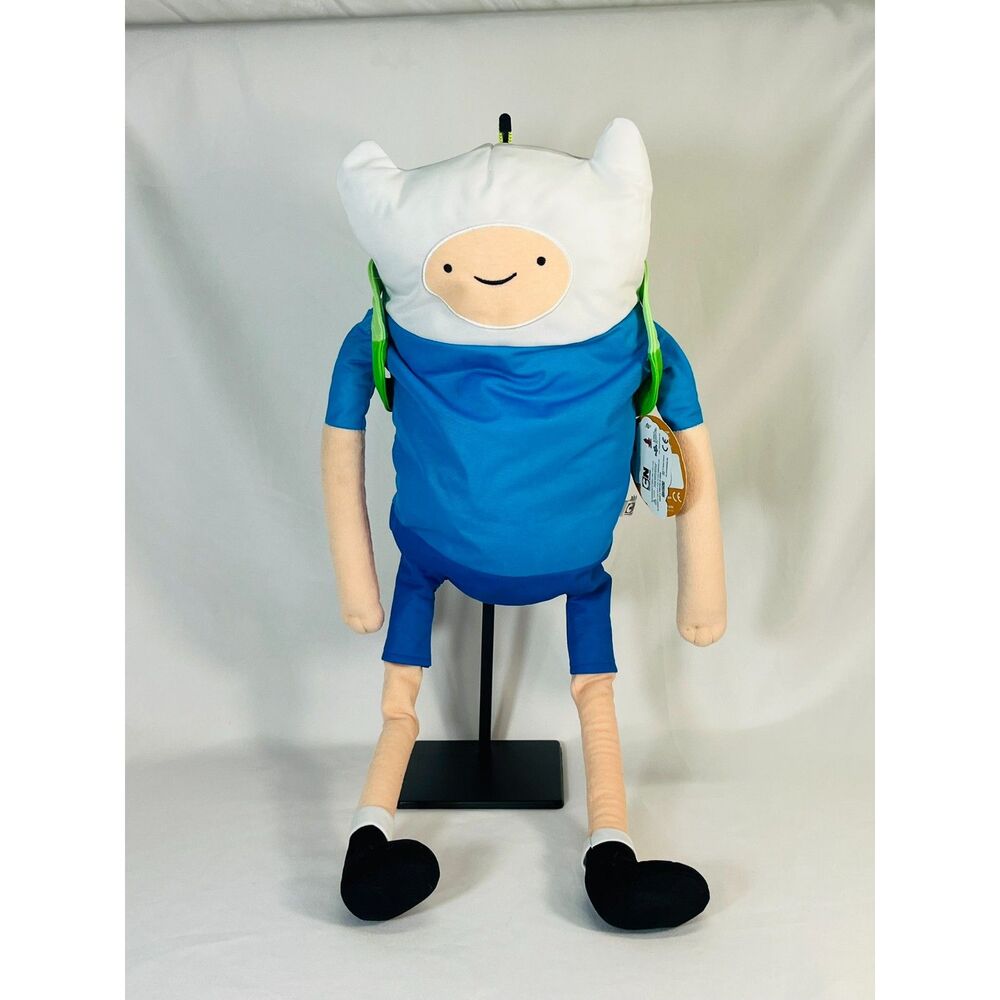 NWT Adventure Time Finn Plush 24” Cartoon Network Toy Factory Plush Dave Busters